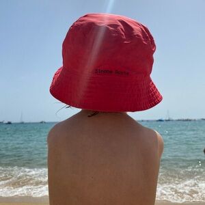 Simone Rocha Red Bucket Hat